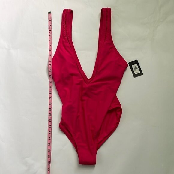 Frederick's of Hollywood Capri Azalea Plunge One Piece - Picture 5 of 12